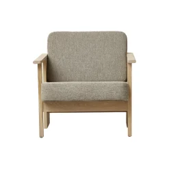 Block Lounge Chair, white oak/hallingdal 65