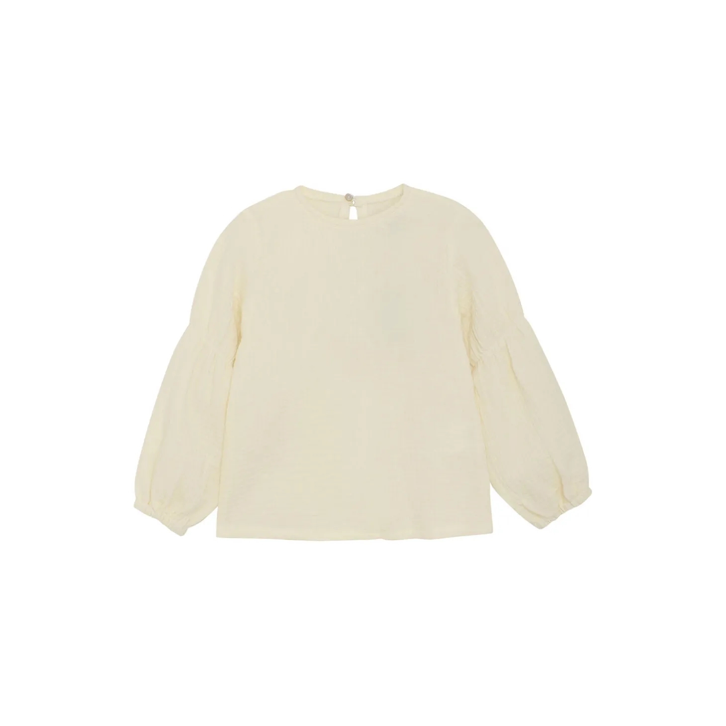 Blouse LS Muslin, antique white