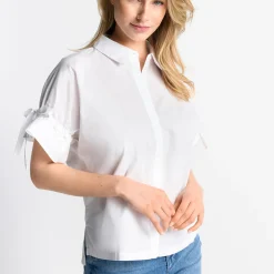 Blouse With Details Sustainable, white
