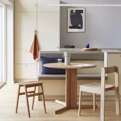 Blueprint Chair, white oak/hallingdal 65