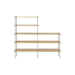 BM0253-2 hyldesystem, olieret eg/grå