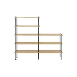 BM0253-2 hyldesystem, olieret eg/sort