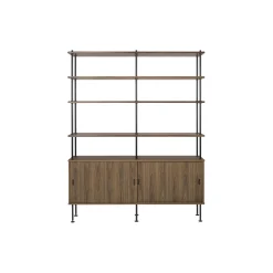 BM0253-1 hyldesystem, olieret valnød/sort