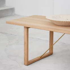 BM67 sofabord, lysolieret eg