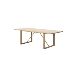 BM67 sofabord, sæbebehandlet eg/messing