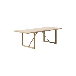 BM67 sofabord, sæbebehandlet eg/messing