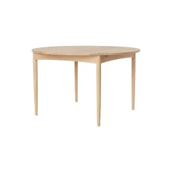 BM0121 spisebord, sæbebehandlet eg