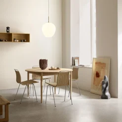 BM0121 spisebord, sæbebehandlet eg