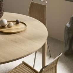 BM0121 spisebord, sæbebehandlet eg