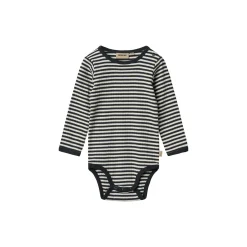 Body L/S Berti, navy rib stripe