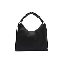 Boheme Grana Double Handbag, noir/cuir