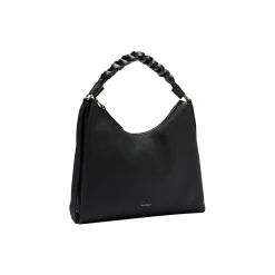Boheme Grana Double Handbag, noir/cuir