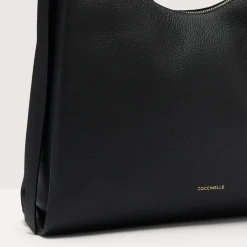 Boheme Grana Double Handbag, noir/cuir