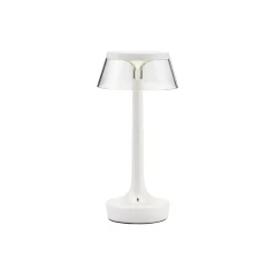 Bon Jour Unplugged Table Lamp, almost white