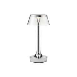 Bon Jour Unplugged Table Lamp, chrome