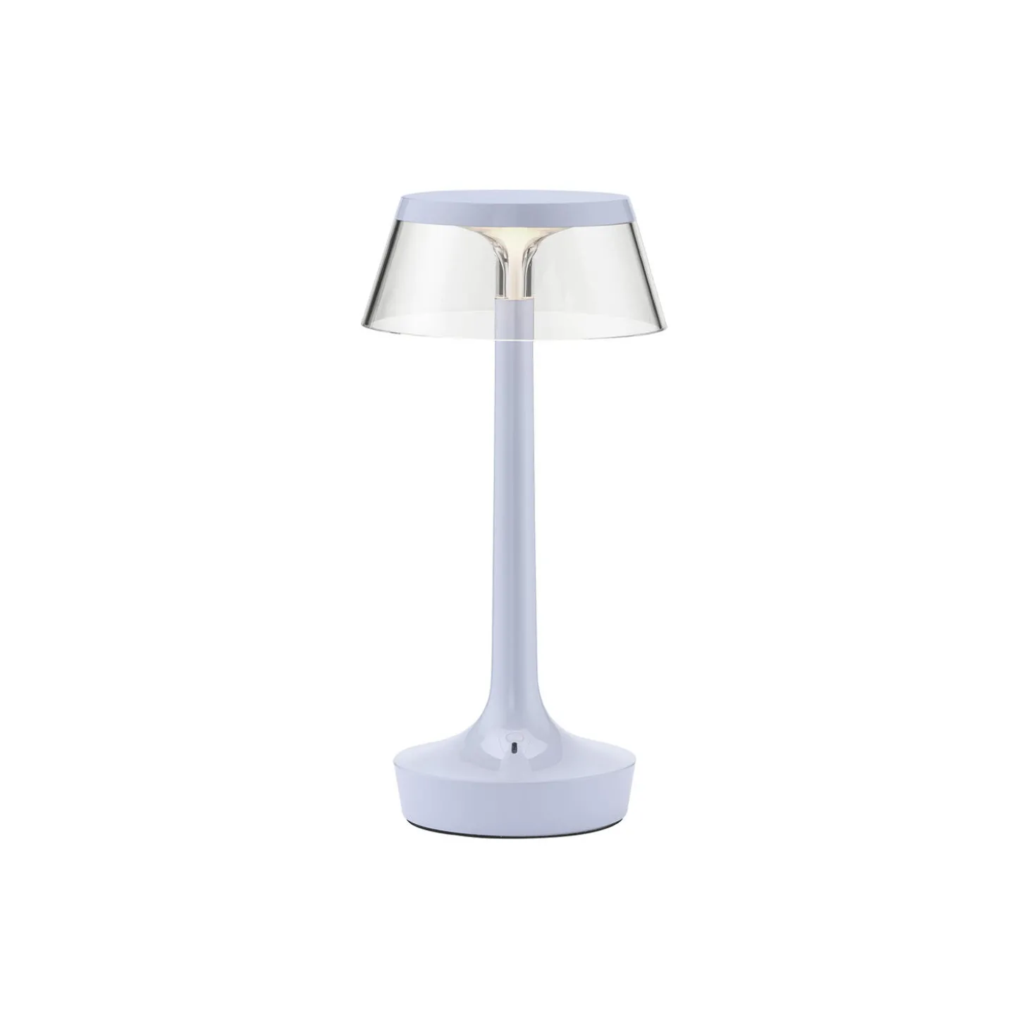 Bon Jour Unplugged Table Lamp, faded blue