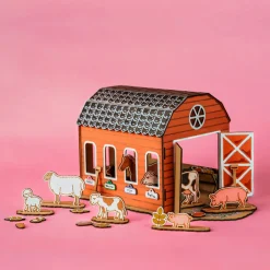 Bondegården trælegetøj | Livet i stalden