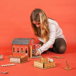 Bondegården trælegetøj | Livet i stalden