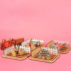 Bondegården trælegetøj | Markerne høstes