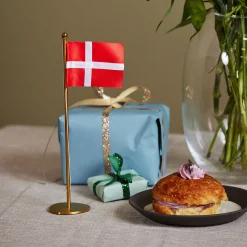 Bordflagstang, messing