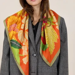 BOUQUET tørklæde, caramel