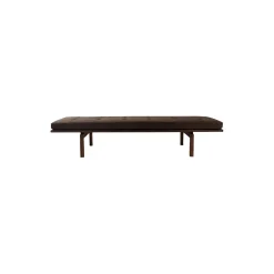 BPS115 Daybed, oiled walnut/dark brown 21001