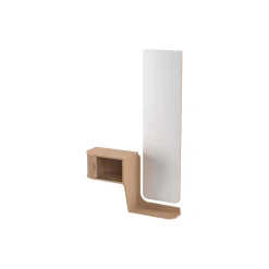 BPS127 Hallway Mirror & Wall Unit , oiled oak