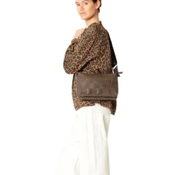 Braided Cross-Body, chocolate brown