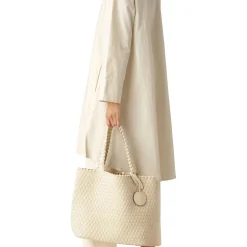 Braided, ivory platin