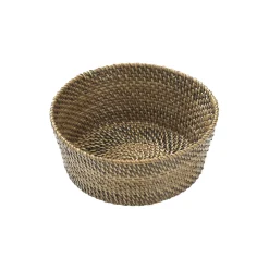 Brødkurv rund, brun