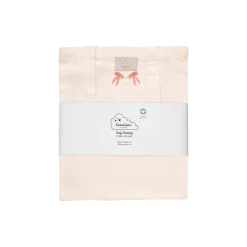 Broderet baby sengetøj, bows