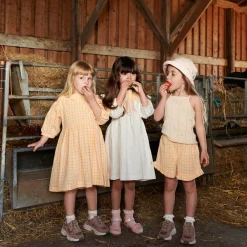 Bucket Hat Alec, 9435 powder yellow cherries