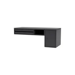 BUREAU skrivebord, 04 anthracite