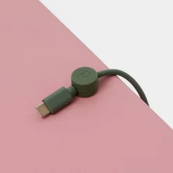 Cable Clips, mossy green