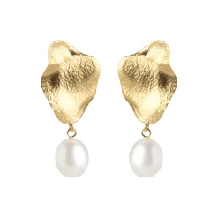 Caia Large Earring, pearls