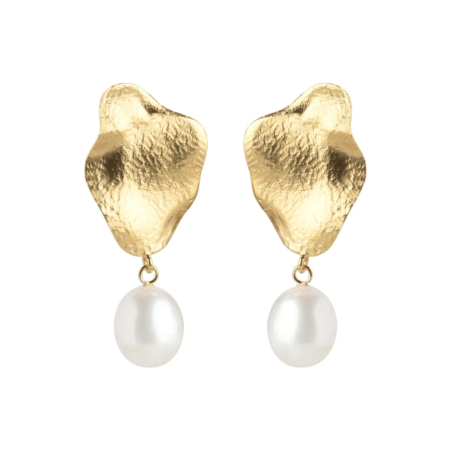 Caia Large Earring, pearls