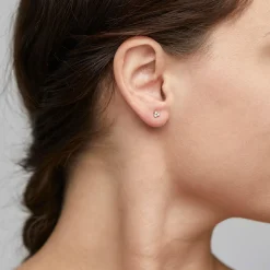 CAILY Crystal Ørestikker, gold plated