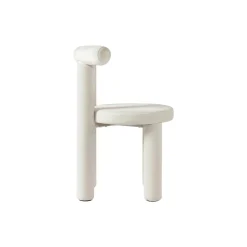 Calan stol, fjøjl cremehvid