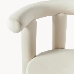 Calan stol, fjøjl cremehvid