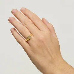 Cammi Ring, oily green