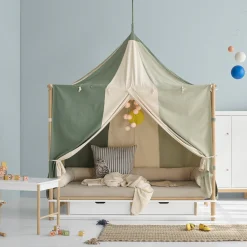 Camp toddler legebord, hvid/eg