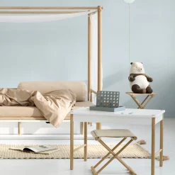 Camp toddler legebord, hvid/eg