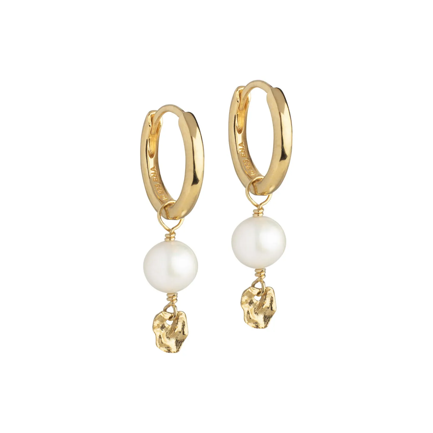 Cara Hoops, pearls