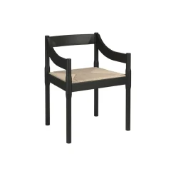 Carimate™ stol, sortfarvet ask