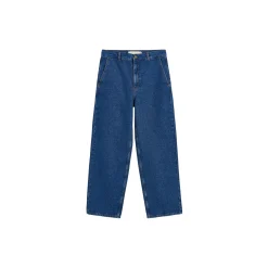 Carlo Midwaist Wide Jeans, mid blue