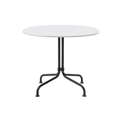 Carmel Bistro Outdoor Lounge Table, matt clam white