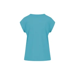 CC Heart Basic T-shirt, aqua blue