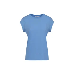 CC Heart Basic T-Shirt, bright sky blue