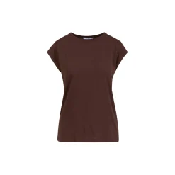 CC Heart basic T-shirt, chocolate nut