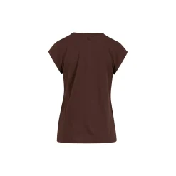 CC Heart basic T-shirt, chocolate nut